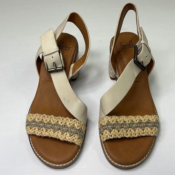 Zodiac Women’s Birch Ivy-Jute Espadrille Block Heel Sandal Size 5 - Picture 2 of 8